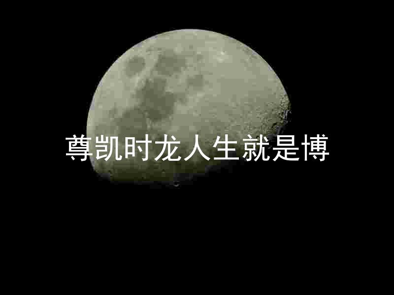 尊凯时龙人生就是博